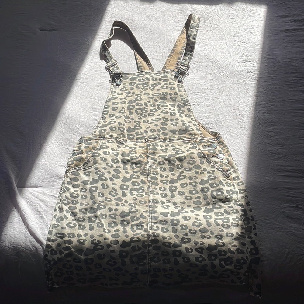 Charlotte Russe Leopard Overall Dress